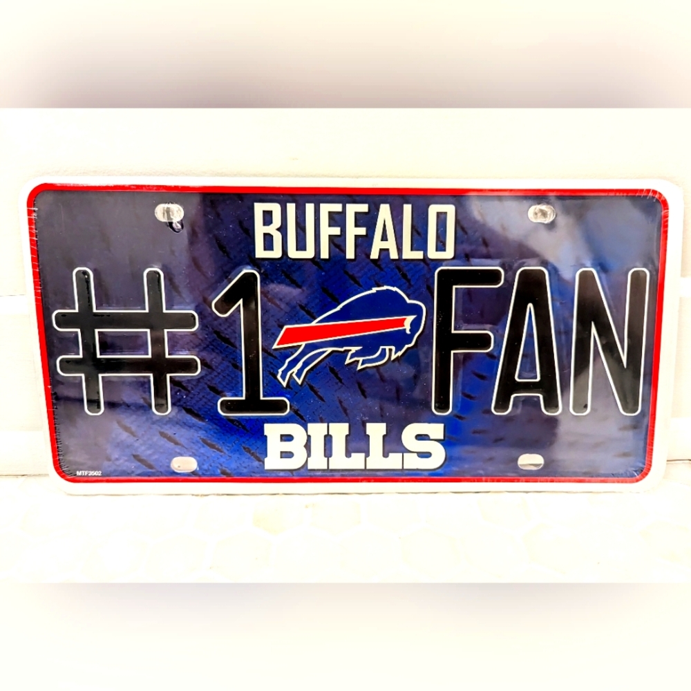 Buffalo Bills #1 Fan License Plate